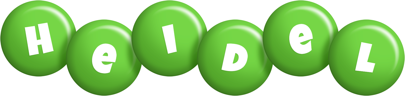 Heidel candy-green logo