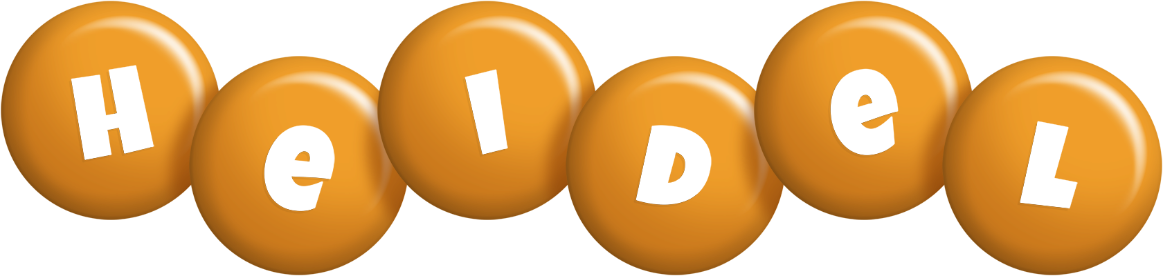 Heidel candy-orange logo