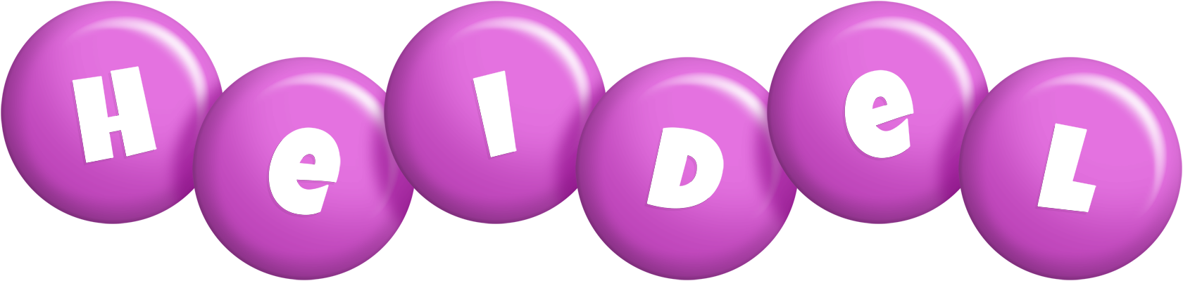 Heidel candy-purple logo