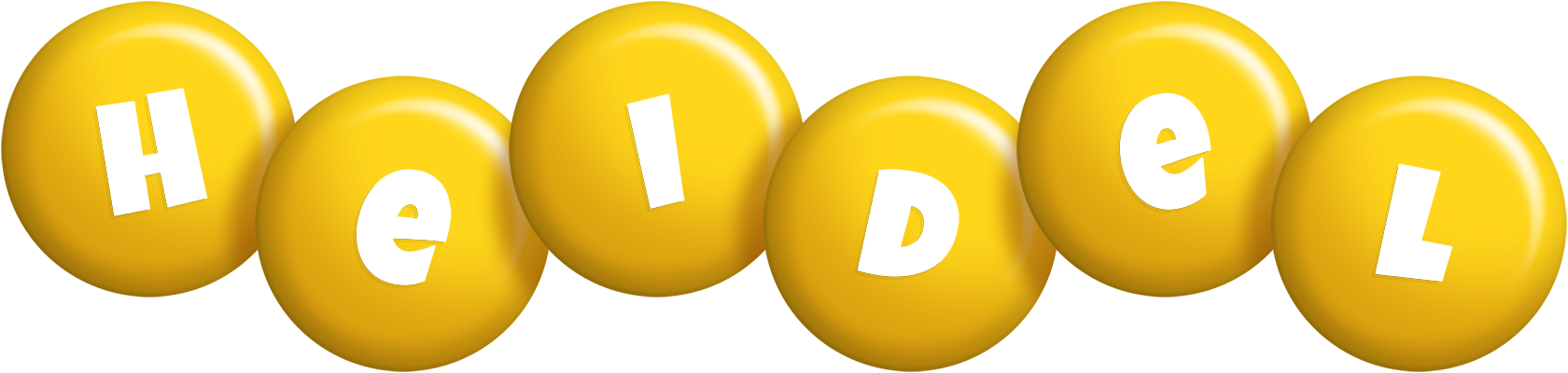 Heidel candy-yellow logo