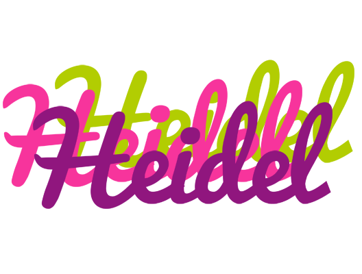 Heidel flowers logo