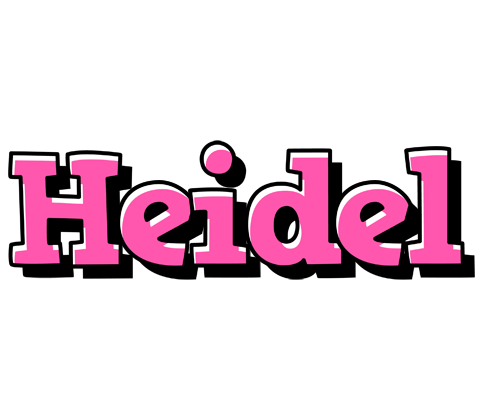 Heidel girlish logo