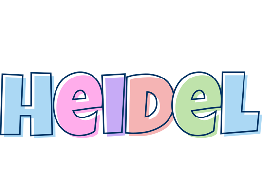 Heidel pastel logo