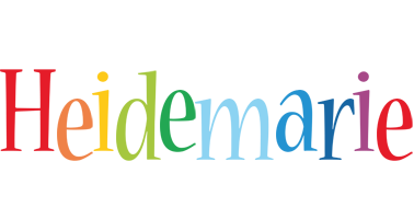 Heidemarie birthday logo