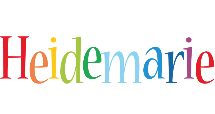 Heidemarie birthday logo