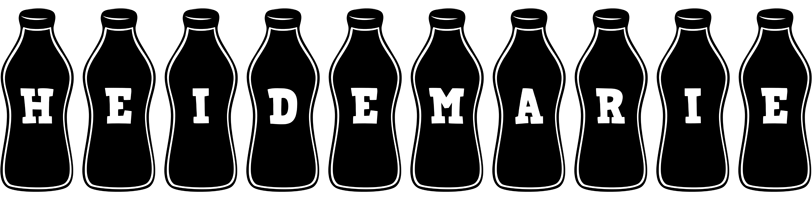 Heidemarie bottle logo