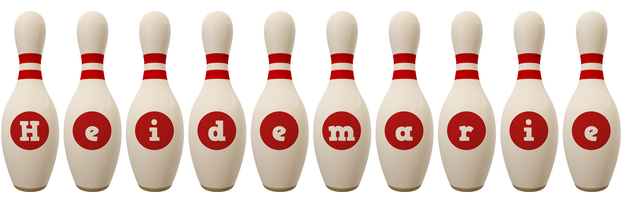 Heidemarie bowling-pin logo