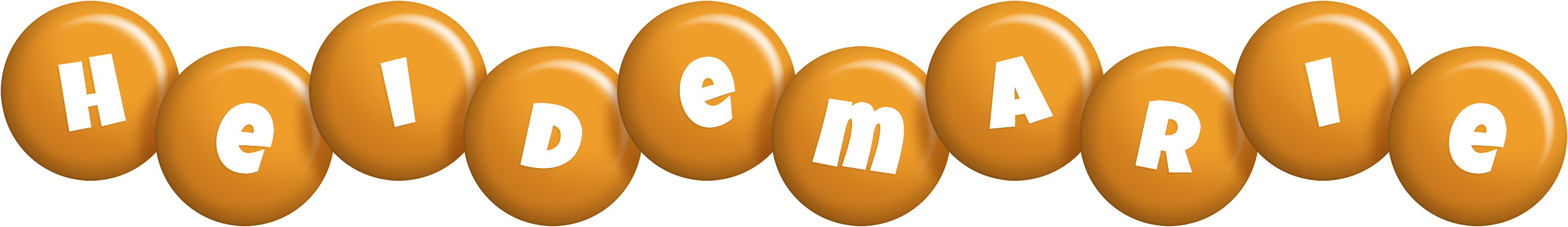 Heidemarie candy-orange logo