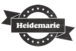 Heidemarie grunge logo