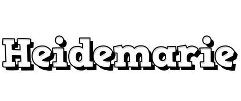 Heidemarie snowing logo