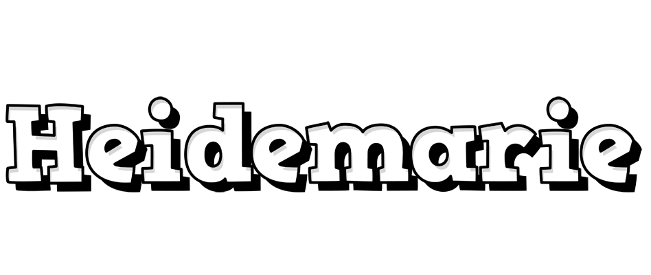 Heidemarie snowing logo