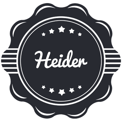 Heider badge logo