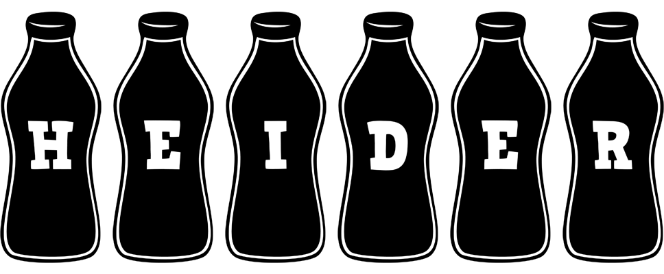 Heider bottle logo