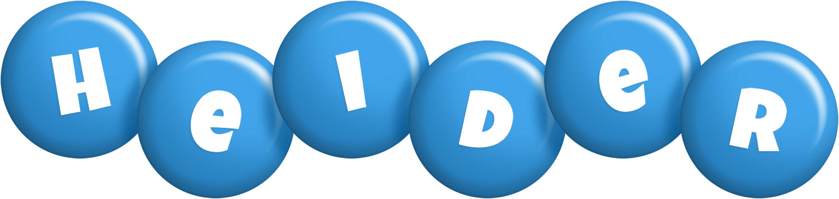 Heider candy-blue logo
