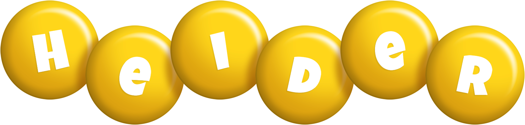 Heider candy-yellow logo