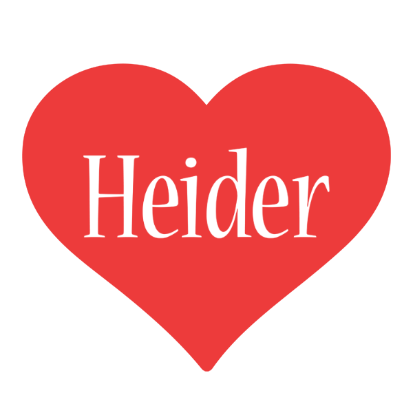 Heider love logo