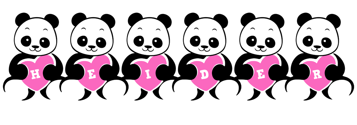 Heider love-panda logo