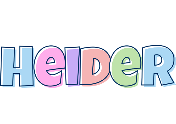 Heider pastel logo