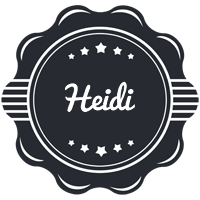 Heidi badge logo