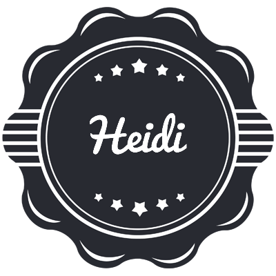 Heidi badge logo