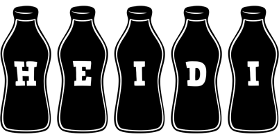 Heidi bottle logo