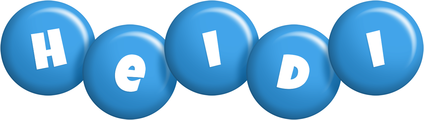 Heidi candy-blue logo