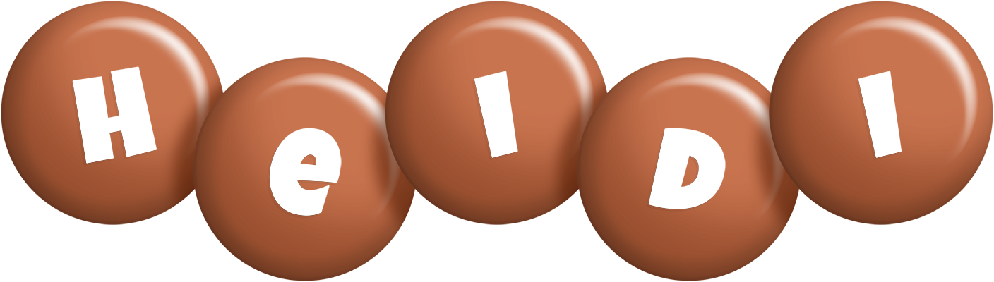 Heidi candy-brown logo