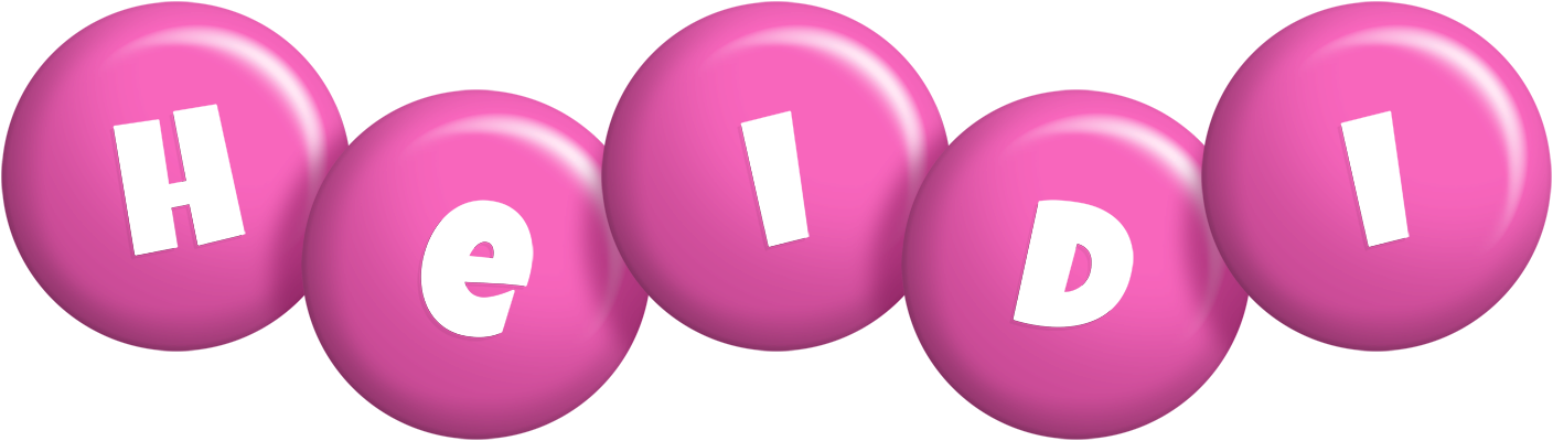 Heidi candy-pink logo