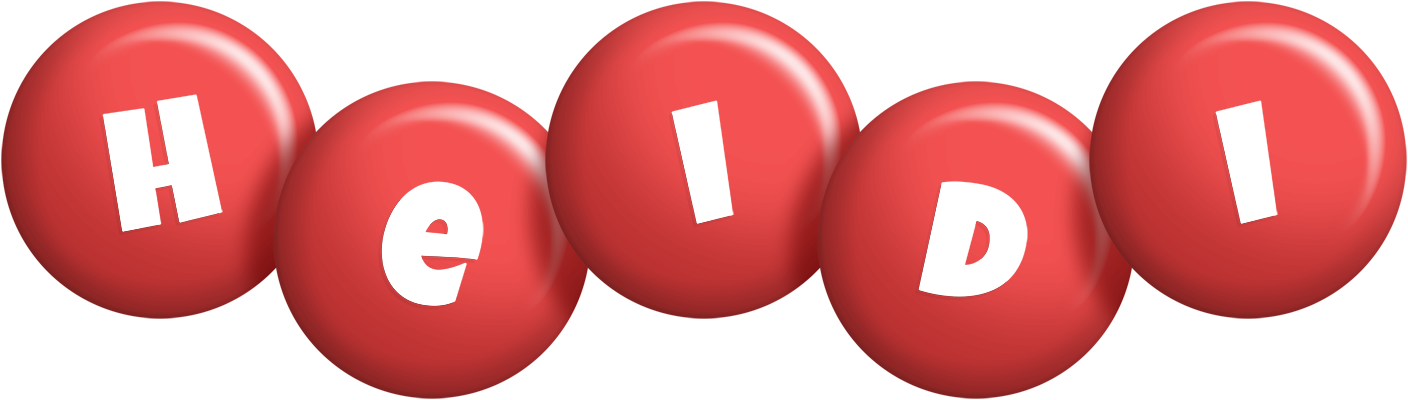 Heidi candy-red logo