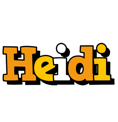Heidi cartoon logo