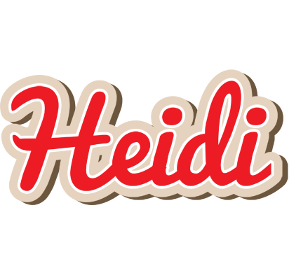 Heidi chocolate logo
