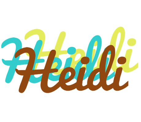 Heidi cupcake logo