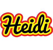 Heidi flaming logo