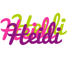 Heidi flowers logo