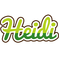 Heidi golfing logo