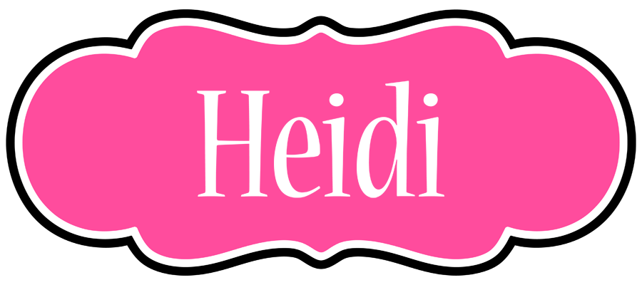 Heidi invitation logo