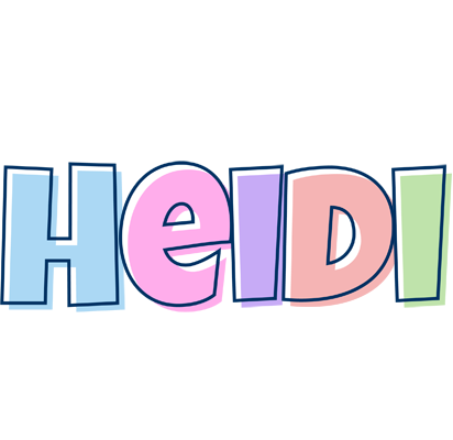 Heidi pastel logo