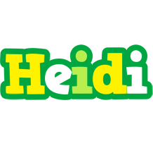 Heidi soccer logo