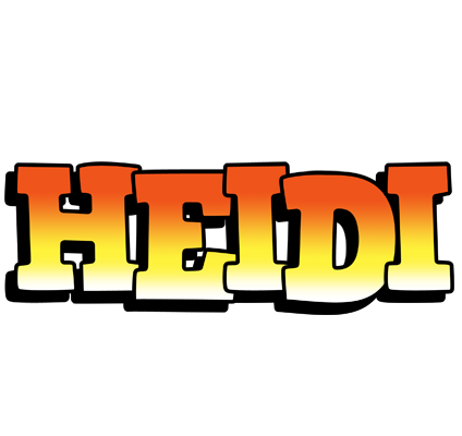 Heidi sunset logo