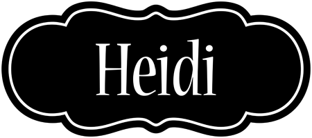 Heidi welcome logo