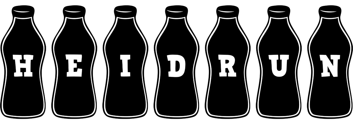 Heidrun bottle logo