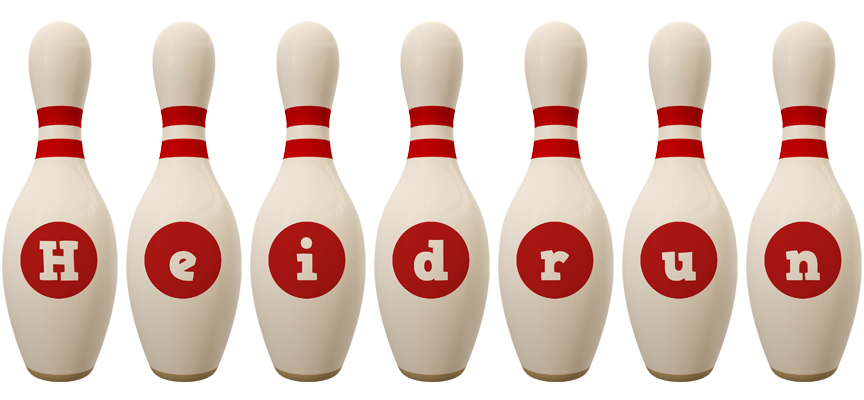 Heidrun bowling-pin logo