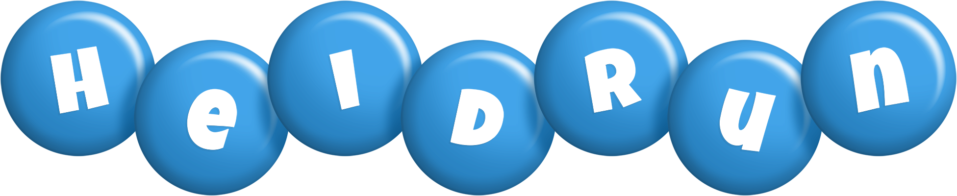 Heidrun candy-blue logo