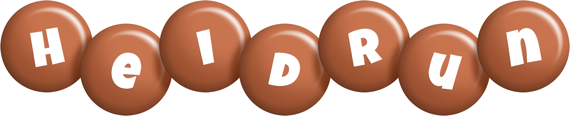 Heidrun candy-brown logo