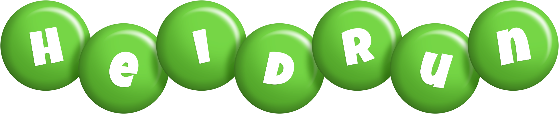 Heidrun candy-green logo
