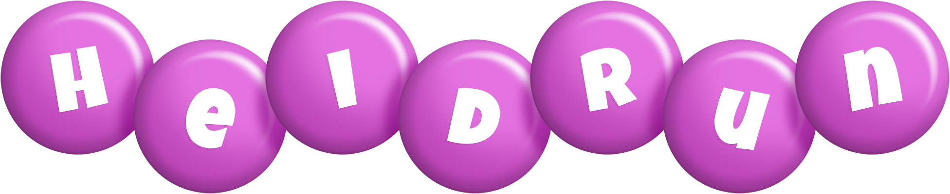 Heidrun candy-purple logo