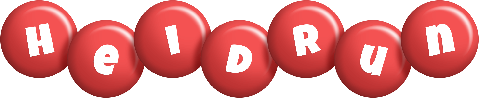 Heidrun candy-red logo