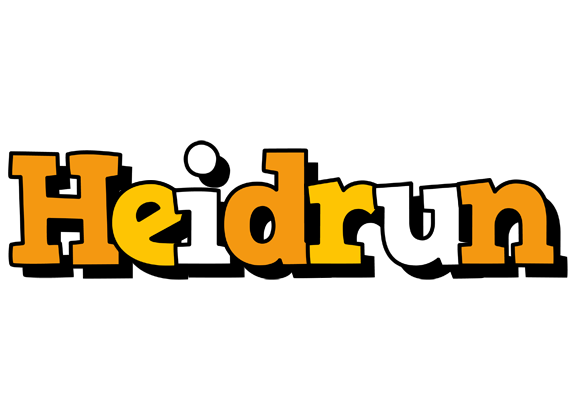 Heidrun cartoon logo