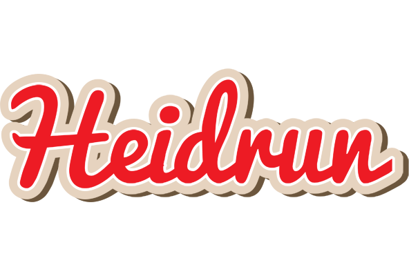 Heidrun chocolate logo
