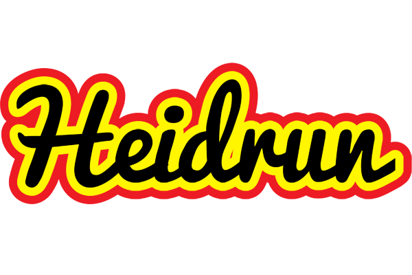 Heidrun flaming logo